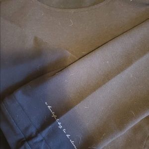 Gymshark x Whitney Simmons black crop hoodie.